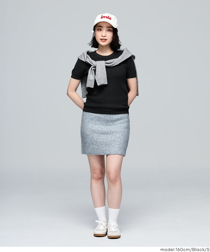 【Rich Knit 軟糯針織】短袖針織上衣