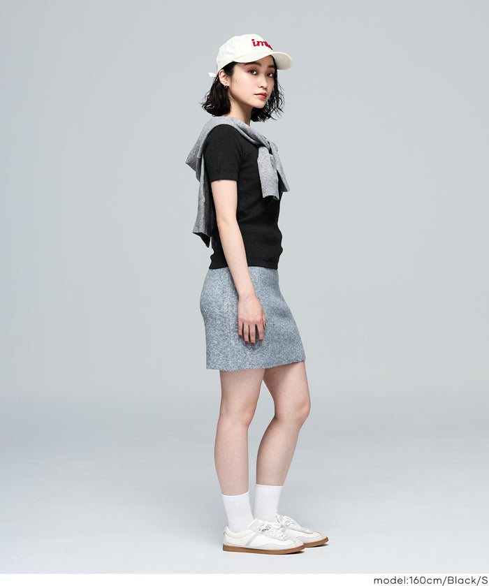 【Rich Knit 軟糯針織】短袖針織上衣