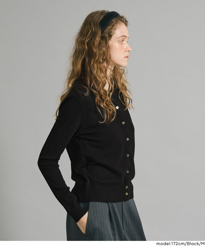【早秋新品】 【Rich Knit 軟糯針織】圓領針織開衫
