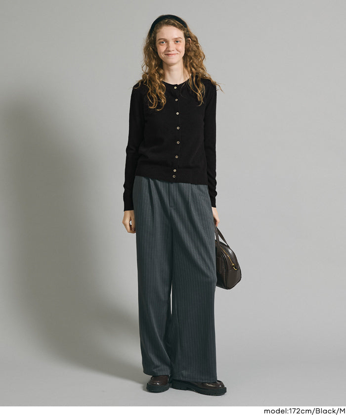 【早秋新品】 【Rich Knit 軟糯針織】圓領針織開衫