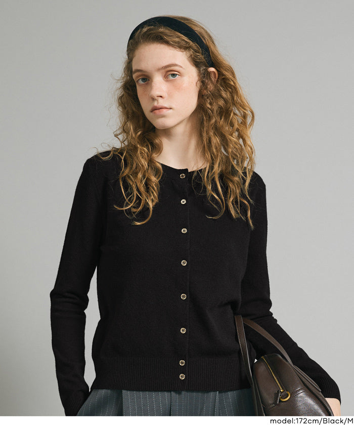 【早秋新品】 【Rich Knit 軟糯針織】圓領針織開衫