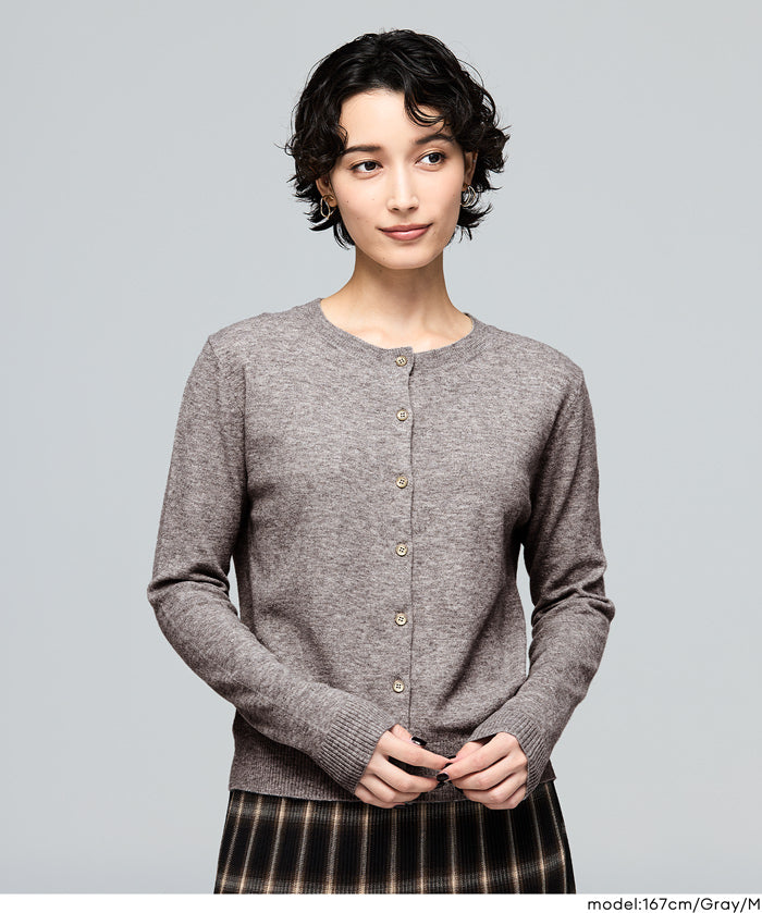【早秋新品】 【Rich Knit 軟糯針織】圓領針織開衫