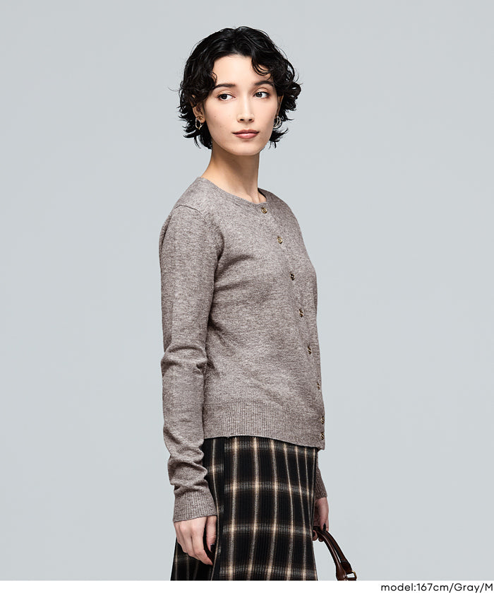 【早秋新品】 【Rich Knit 軟糯針織】圓領針織開衫