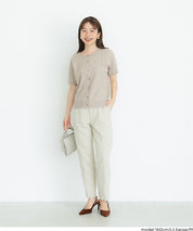 【早秋新品】 【Rich Knit 軟糯針織】麻花針織短袖開衫