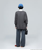【早秋新品】 【Rich Knit 軟糯針織】V領蝙蝠長袖針織開衫