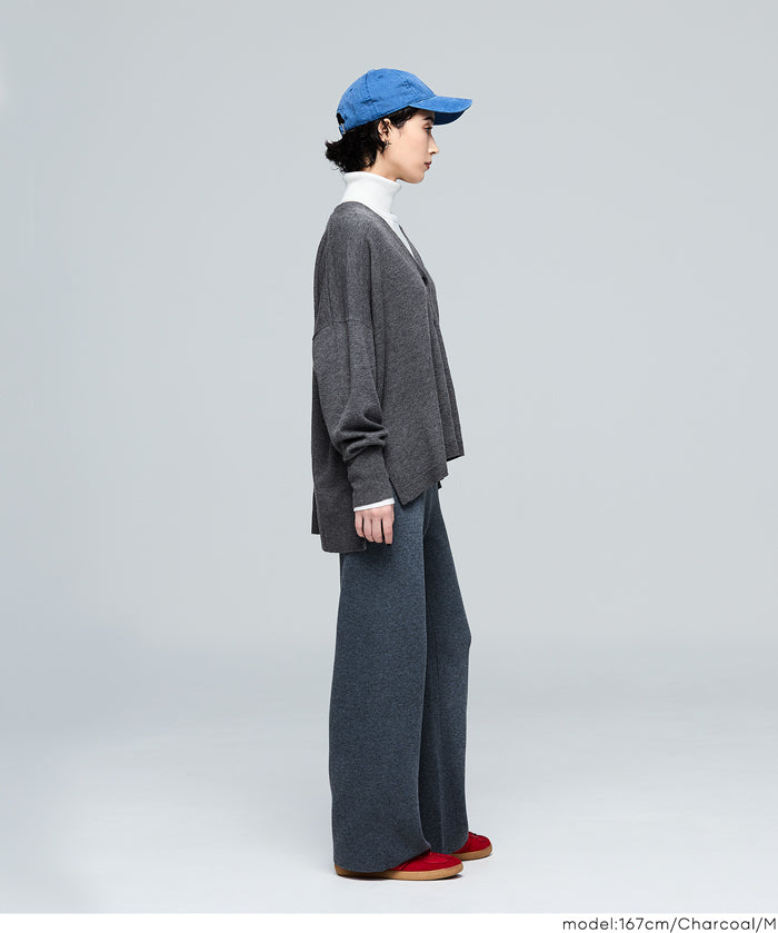 【早秋新品】 【Rich Knit 軟糯針織】V領蝙蝠長袖針織開衫