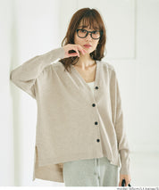 【早秋新品】 【Rich Knit 軟糯針織】V領蝙蝠長袖針織開衫