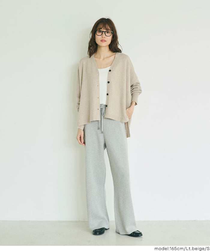 【早秋新品】 【Rich Knit 軟糯針織】V領蝙蝠長袖針織開衫