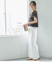 Cardigan Ladies' key-knotted Ami Cross-sleeve Cardigan feather knitted see-through sleeves V-neck coat can be 24ss coca Coca 