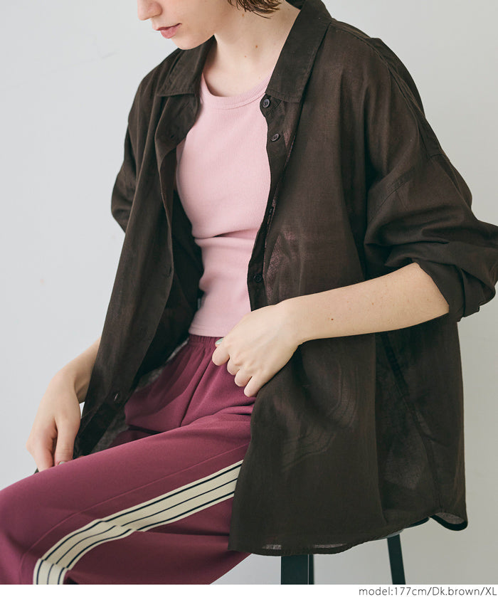 ［特價$149→$129］新色追加!空氣感棉紗質感糖果色襯衫