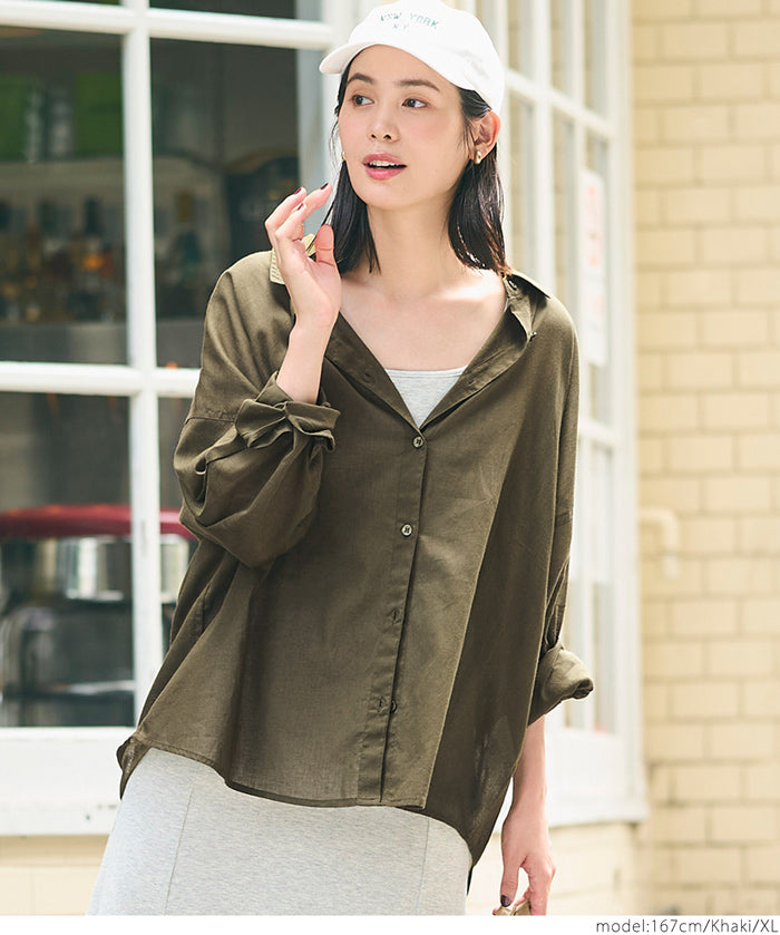 ［特價$149→$129］新色追加!空氣感棉紗質感糖果色襯衫