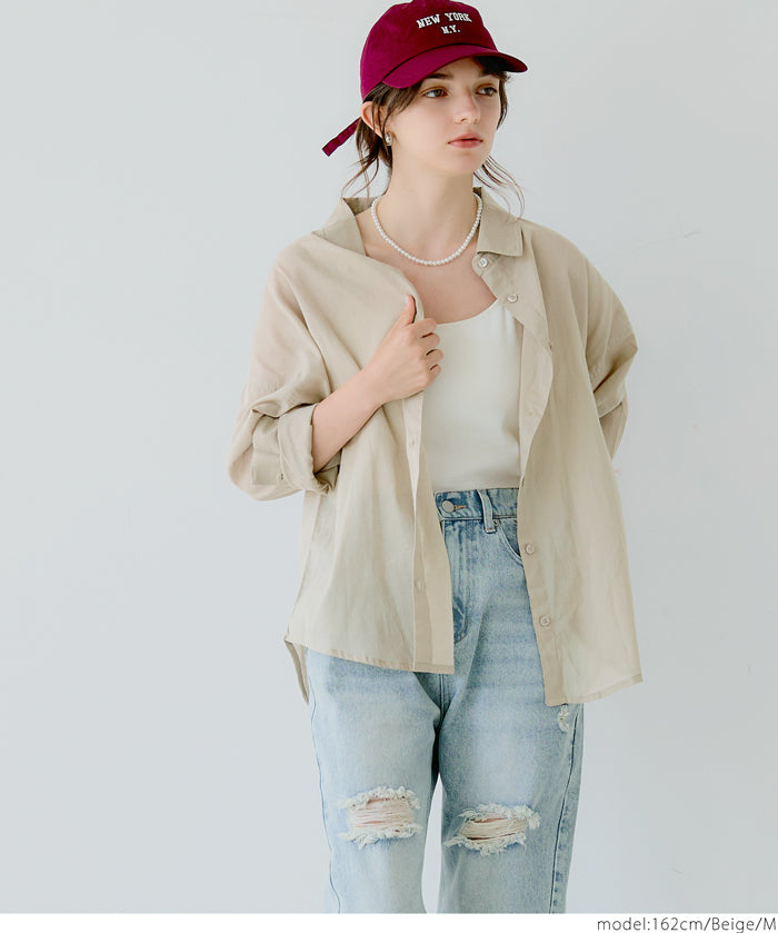 ［特價$149→$129］新色追加!空氣感棉紗質感糖果色襯衫