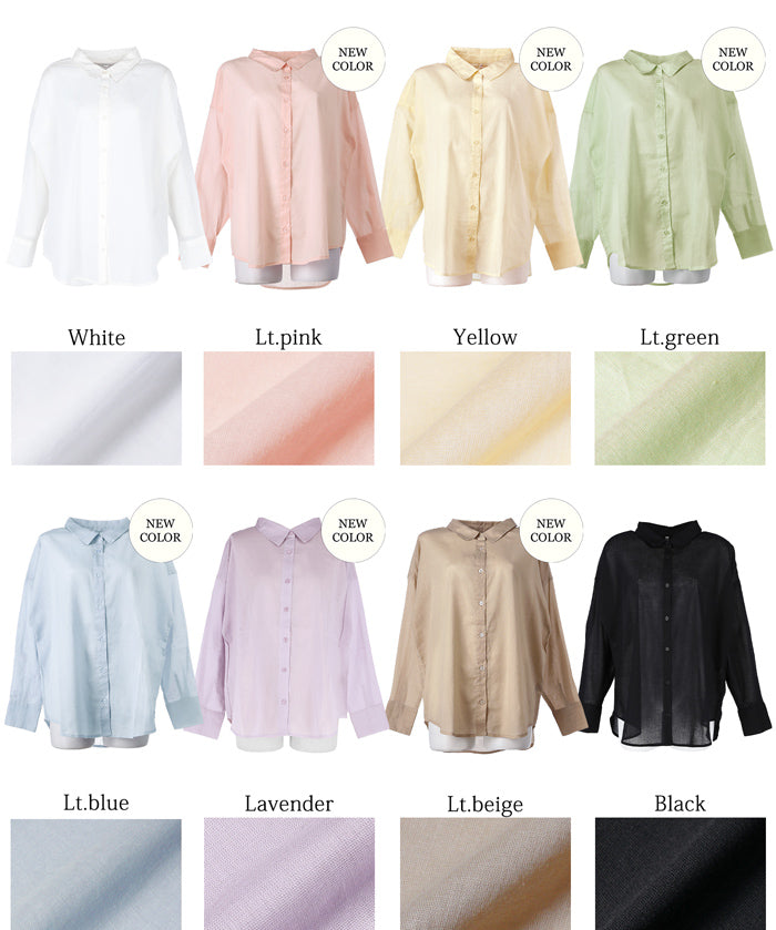 Lightweight Cotton Button-Down Shirt