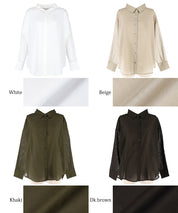 ［特價$149→$129］新色追加!空氣感棉紗質感糖果色襯衫