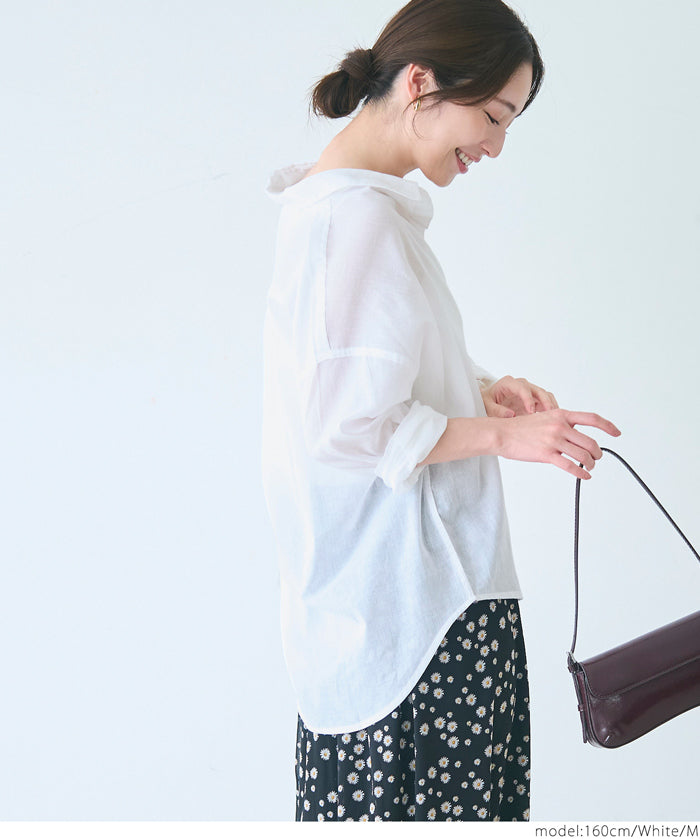 ［特價$149→$129］新色追加!空氣感棉紗質感糖果色襯衫