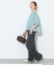日系小V領荷葉娃娃襯衫 (Cambric Flare Blouse)