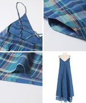 棉質細肩帶連身裙 (Cotton camisole dress)