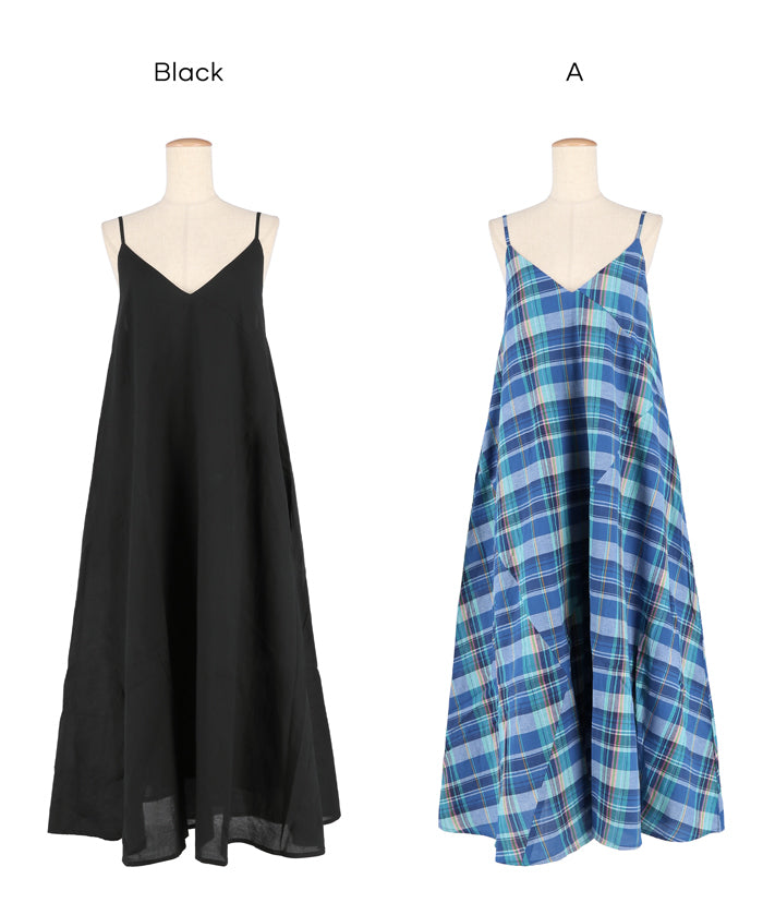 棉質細肩帶連身裙 (Cotton camisole dress)