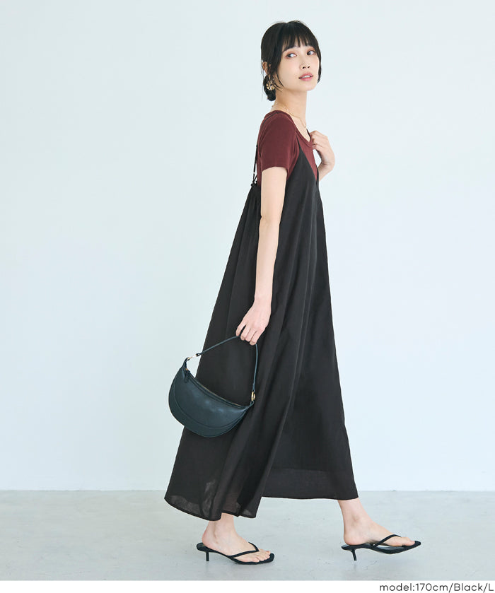 棉質細肩帶連身裙 (Cotton camisole dress)