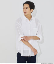 男裝空氣感棉質長袖襯衫 (Slub gauze shirts) 男女通用