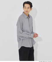 男裝空氣感棉質長袖襯衫 (Slub gauze shirts) 男女通用