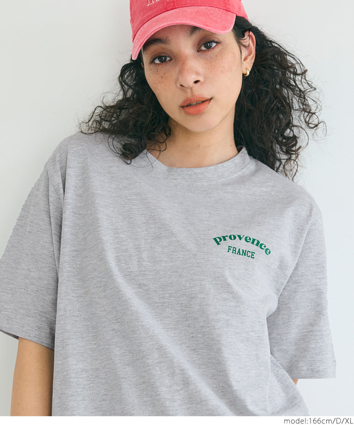 捲袖口造型多款棉質LOGO上衣 T-shirt