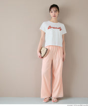 天竺棉合身LOGO T-shirt