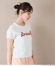 天竺棉合身LOGO T-shirt