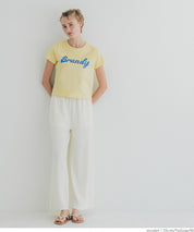 天竺棉合身LOGO T-shirt