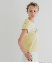 天竺棉合身LOGO T-shirt