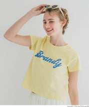 天竺棉合身LOGO T-shirt