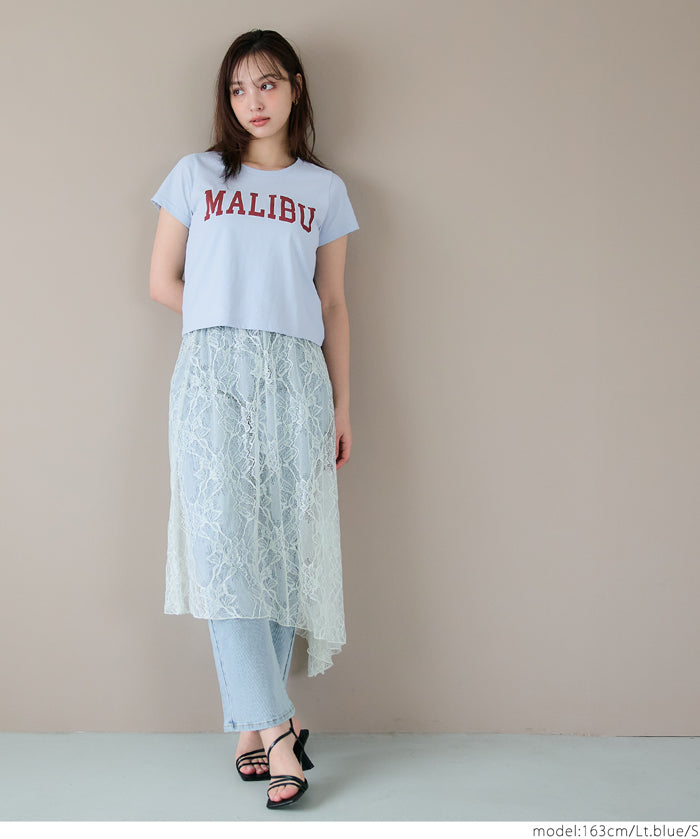 天竺棉合身LOGO T-shirt