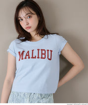 天竺棉合身LOGO T-shirt