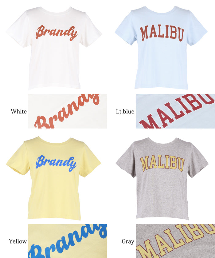 天竺棉合身LOGO T-shirt