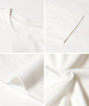英字logo五分袖寬鬆T-Shirt