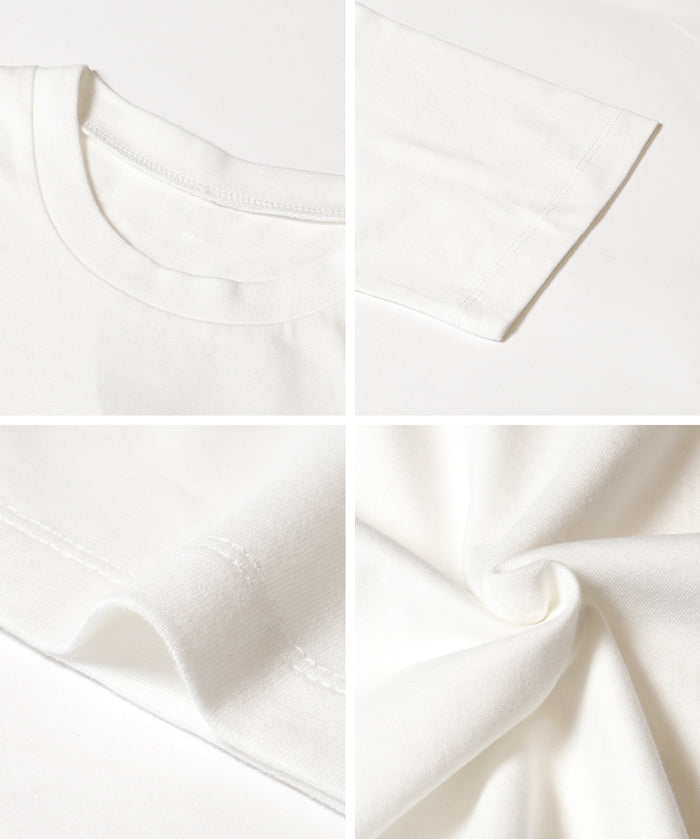 英字logo五分袖寬鬆T-Shirt