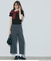 螺紋短袖亨利領上衣