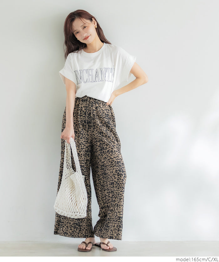 反摺袖口質感logo短袖上衣  T-shirt 親子裝