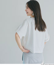 短版寬鬆英字LOGO T-shirt