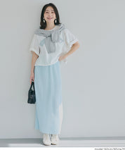 短版寬鬆英字LOGO T-shirt