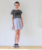 童裝反摺法式袖LOGO T-Shirt 短袖上衣 親子裝