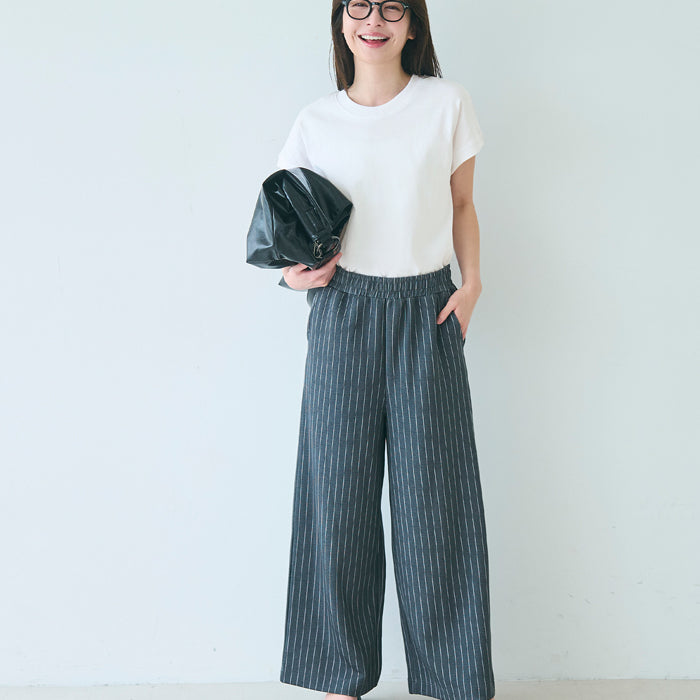 日系純色法式袖棉質短袖T恤