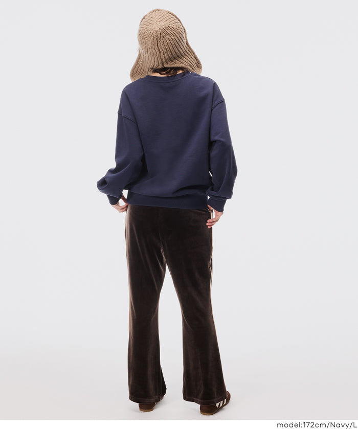 [Heavy Weight] College Style LOGO Long Sleeve Sweatshirt