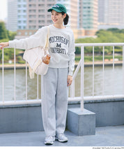[Heavy Weight] College Style LOGO Long Sleeve Sweatshirt