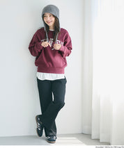 [Heavy Weight] College Style LOGO Long Sleeve Sweatshirt