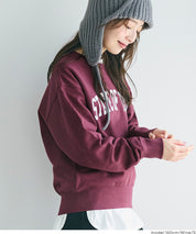 [Heavy Weight] College Style LOGO Long Sleeve Sweatshirt
