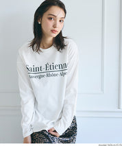 寬鬆LOGO棉質長袖T恤