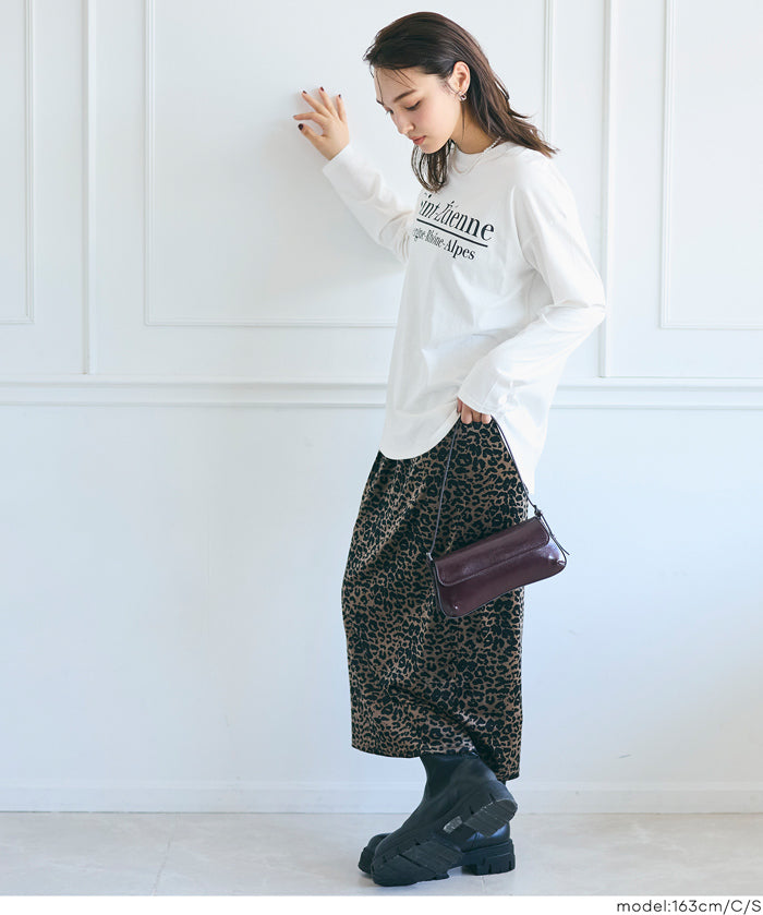 寬鬆LOGO棉質長袖T恤