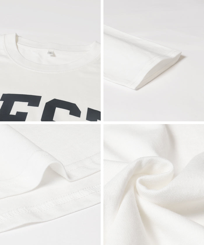 寬鬆LOGO棉質長袖T恤