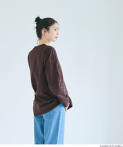 寬鬆LOGO棉質長袖T恤